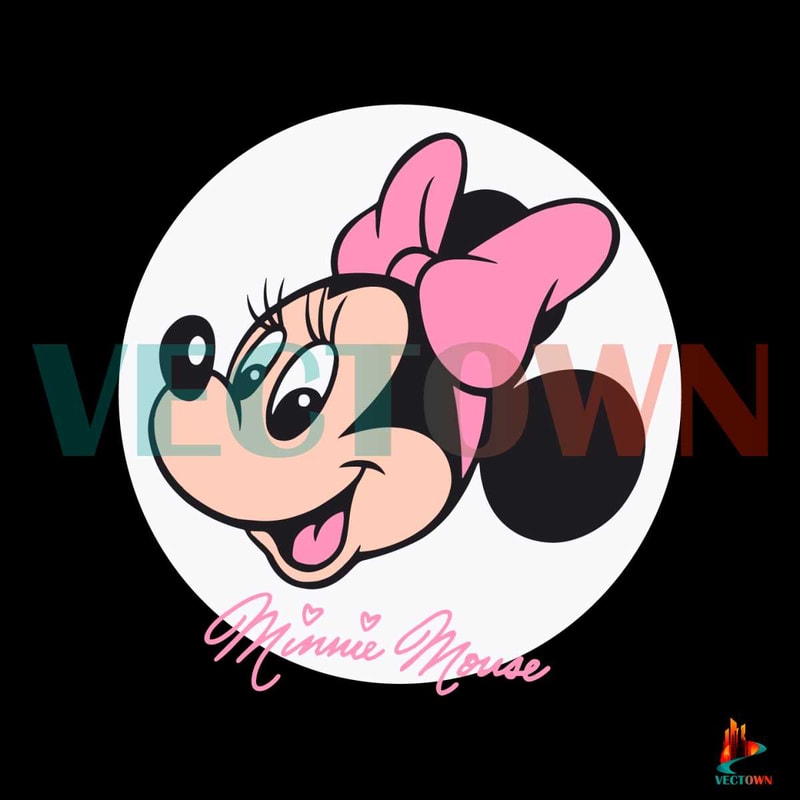Funny Minnie Mouse Disney Character SVG File For Cricut.jpg