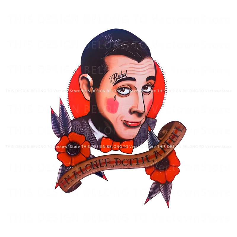 Funny Pee Wee Herman Tribute To Paul Reubens PNG File.jpg