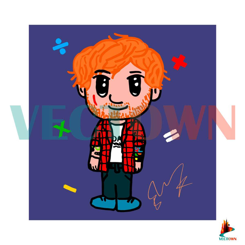 Funny Sheeran Cartoon The Mathematics Tour SVG Cricut File.jpg