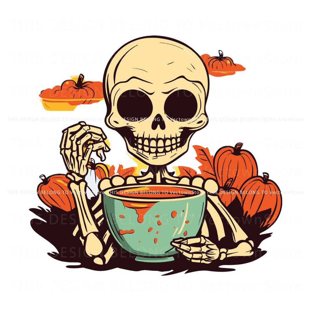Funny Skeleton Drinking Coffee PNG Download File.jpg