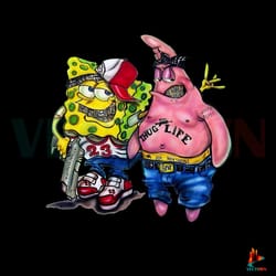 funny spongebob gangster png cartoon character png file best graphic designs file