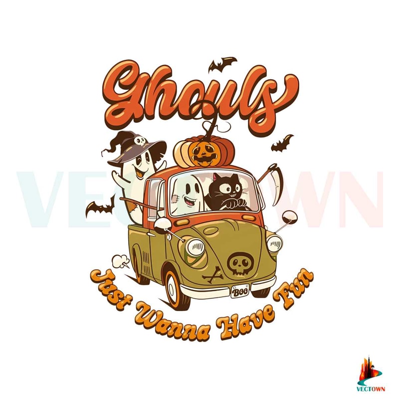 Ghouls Just Wanna Have Fun Halloween PNG Download.jpg
