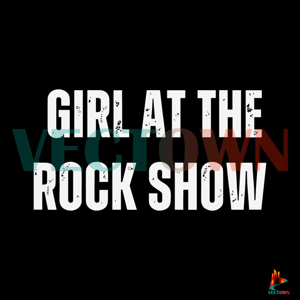 Girl At the Rock Show Blink 182 SVG Silhouette Cricut File.jpg