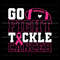 Go Fight Tackle Cancer Pink Ribbon Football SVG Cricut File.jpg
