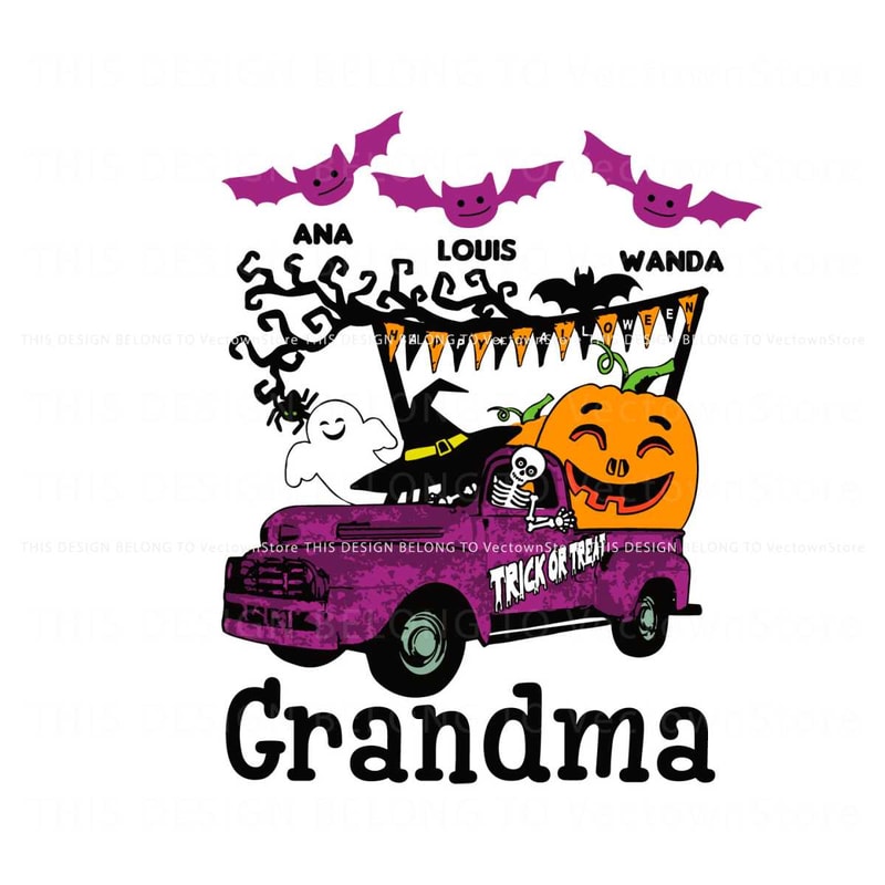 Grandma Truck Halloween SVG Cutting Digital File.jpg