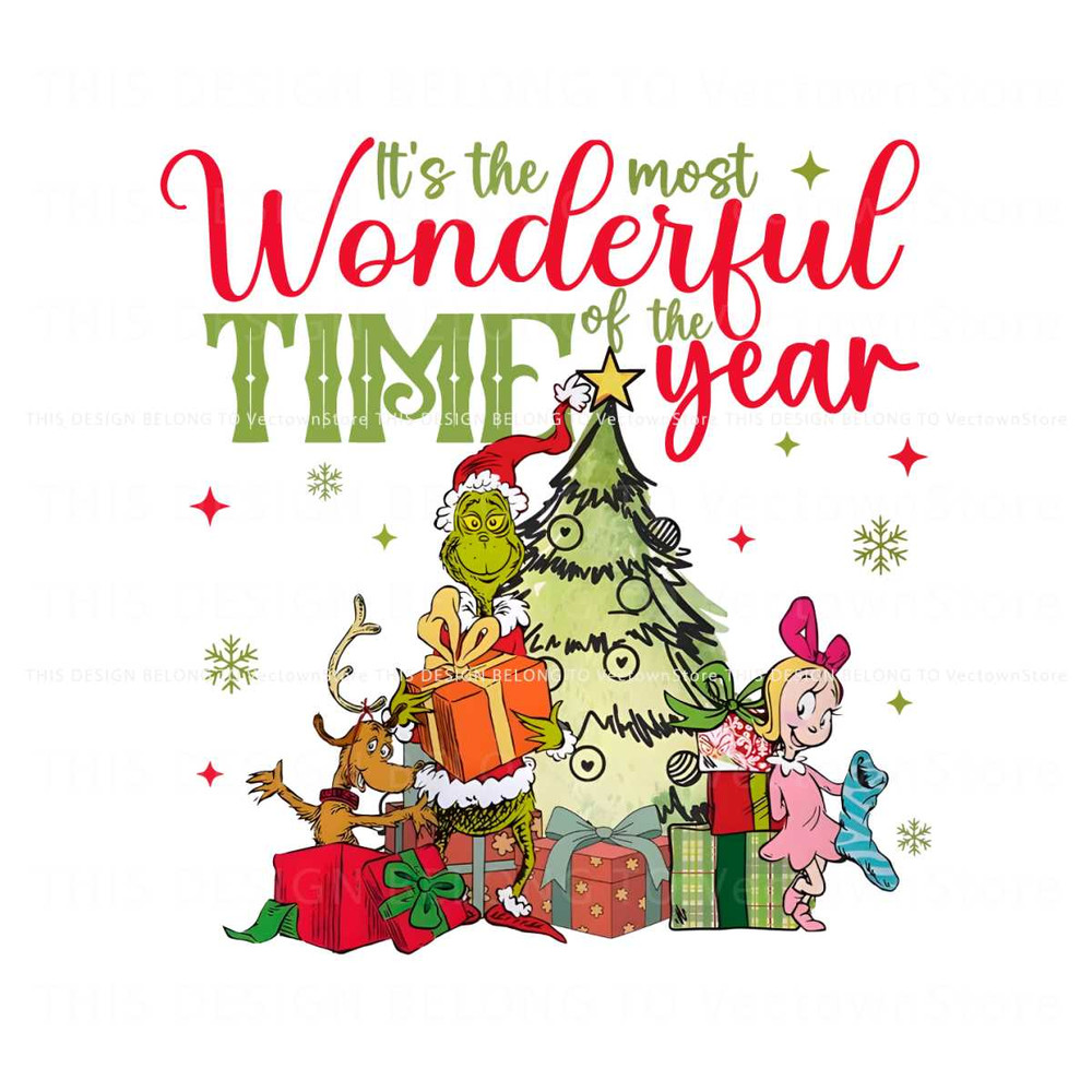Grinchmas The Most Wonderful Time Of The Year PNG File.jpg