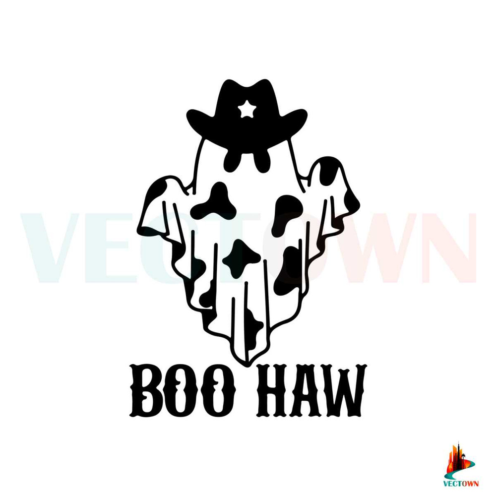 Halloween Boo Haw Cowboy Ghost SVG Files For Cricut.jpg