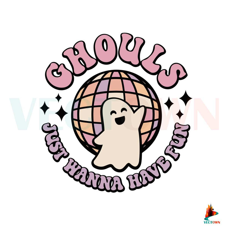 Halloween Ghost Just Wanna Have Fun SVG Graphic Designs.jpg
