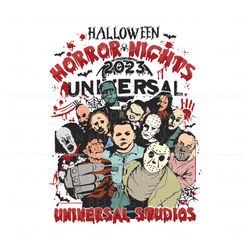 halloween horror nights 2023 svg universal studios svg file best graphic designs file