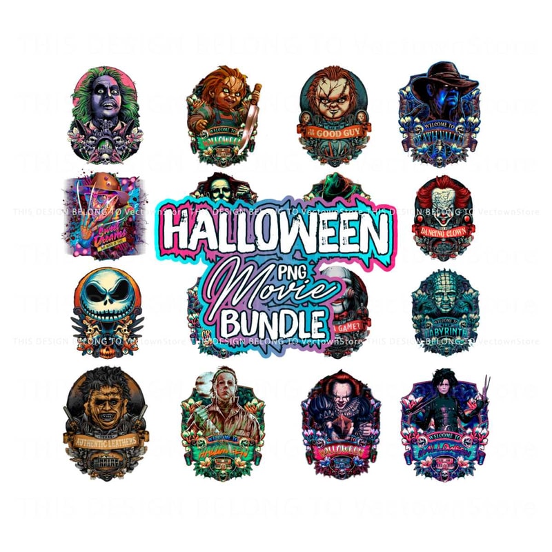 Halloween Movie PNG Halloween Character Instant Download.jpg