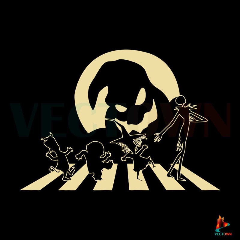 Halloween Road Jack Skellington Nightmare SVG Digital Files.jpg