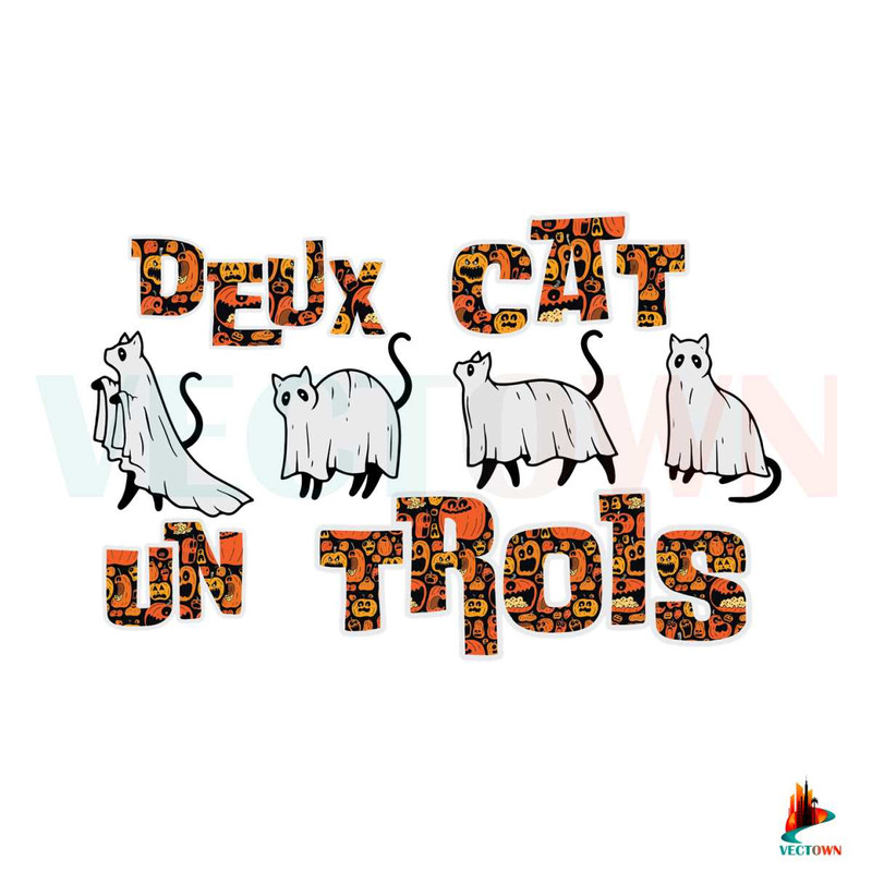 Halloween Spooky Cat Leopard Pattern SVG Digital File.jpg