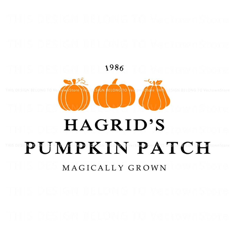 Harry Potter Hagrid Pumpkin Patch SVG Cutting Digital File.jpg