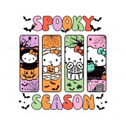 Hello Kitty Spooky Season Halloween SVG Graphic Design File Best Graphic Designs File