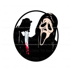 horror ghost face bloody knife scream svg file for cricut best graphic designs file