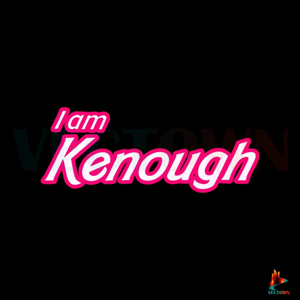 I am Kenough Barbenheimer Movie SVG Cutting File.jpg