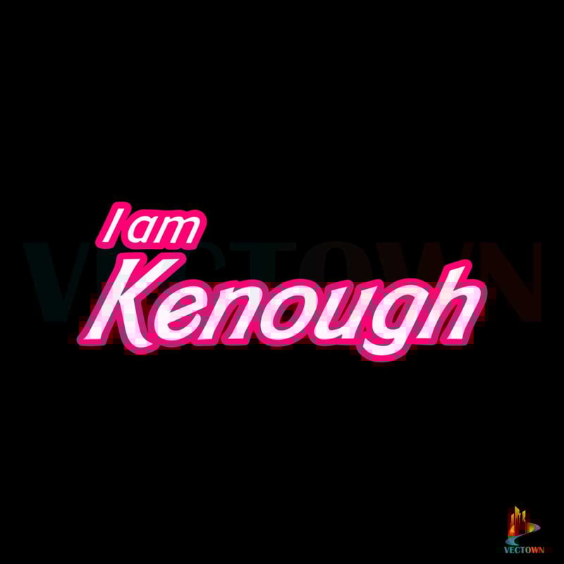 I am Kenough Barbenheimer Movie SVG Cutting File.jpg