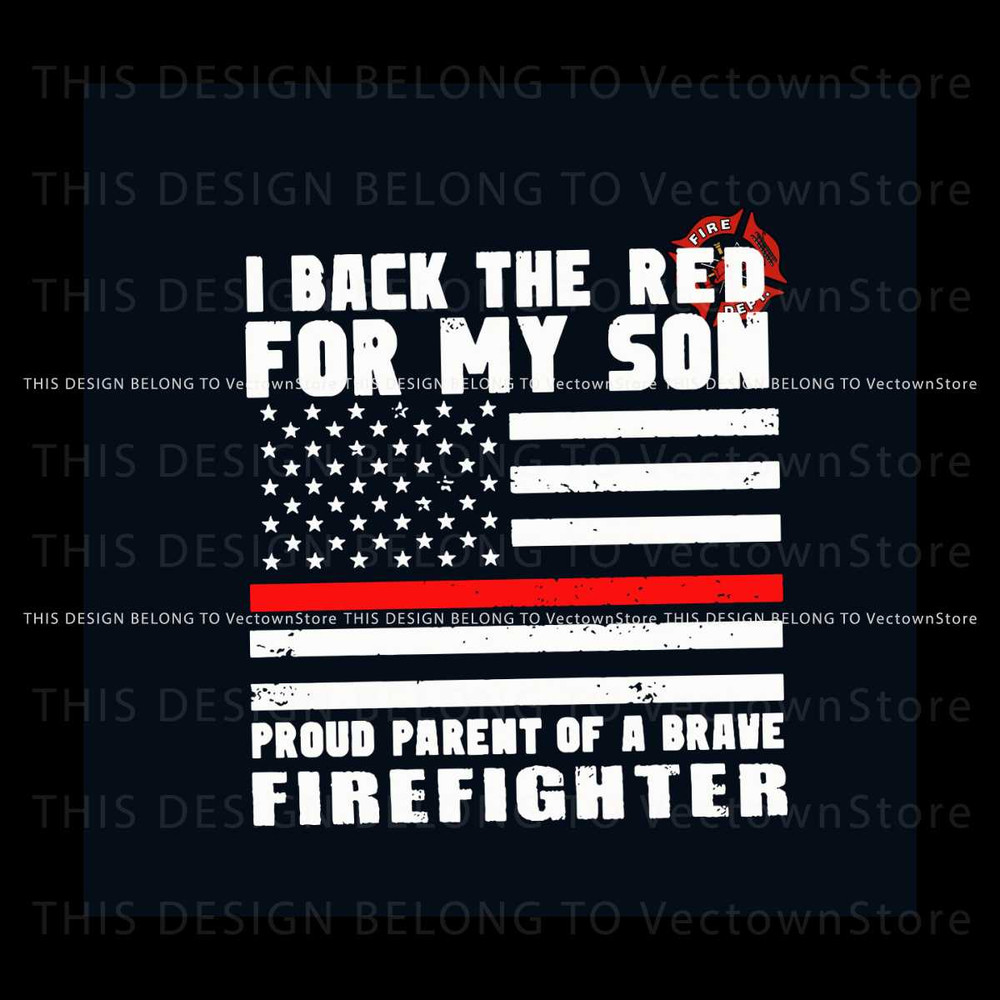 I Back The Red For My Son SVG Jobs SVG Graphic Design File.jpg