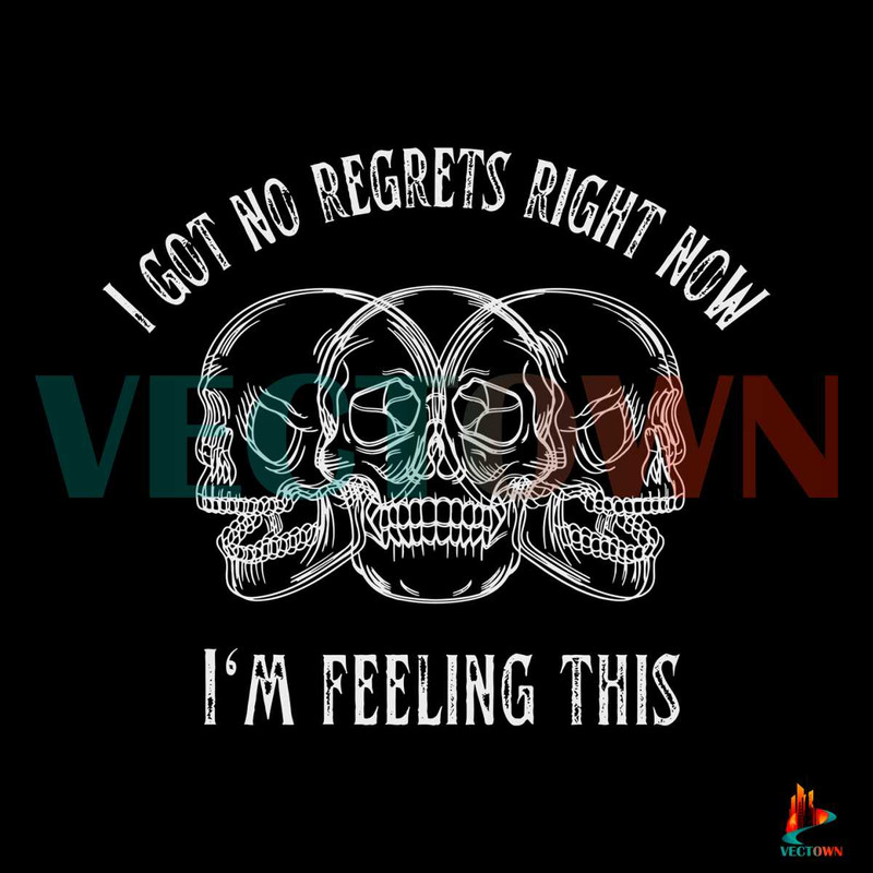 I Got No Regrets Right Now Blink 182 SVG Graphic Design File.jpg