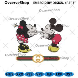 mickey minnie retro 80s gucci embroidery design download file