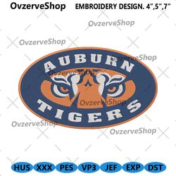 auburn tigers logo embroidery design, auburn tigers embroidery, ncaa embroidery designs