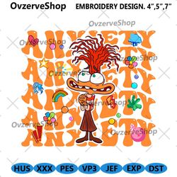 anxiety svg, inside out 2 svg, inside out anxiety svg, inside out characters svg, pixar inside out svg, inside out emoti