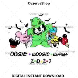 mickey oogie boogie bash 2023 png, mickey halloween party png, trick or treat png