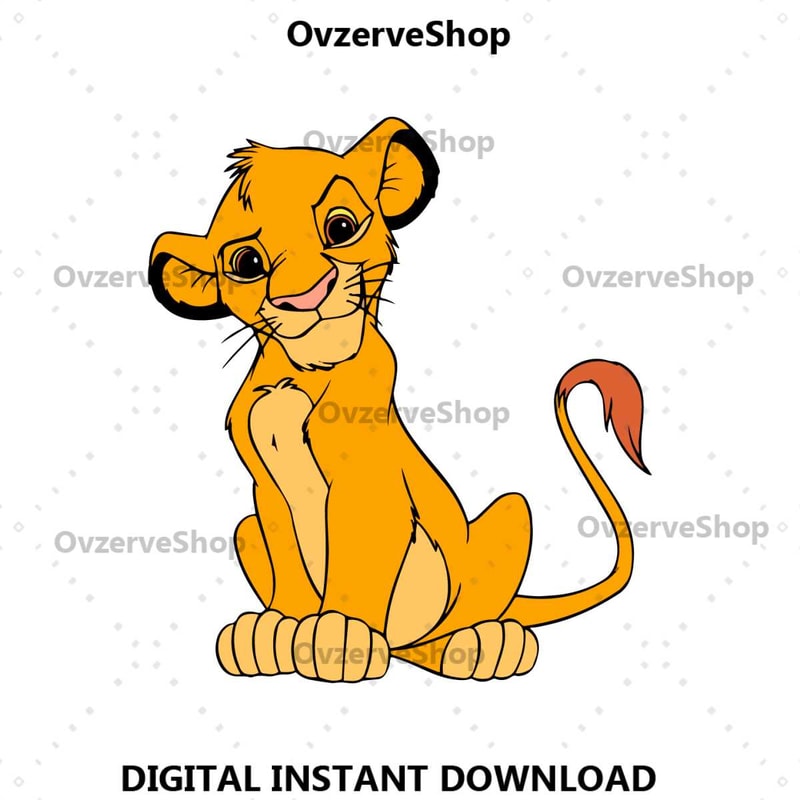 Simba Vector File Simba The Lion King 13 Svg Dxf Eps Pdf Png, Cricut, Cutting | Inspire ...