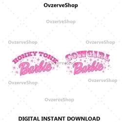 honky tonk barbie, cow girl barbie png, svg, girl western svg, sublimation, cricut, silhouette