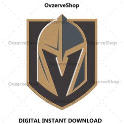 vegas golden knights logo embroidery instant file, vegas golden knights nhl embroidery file download digital