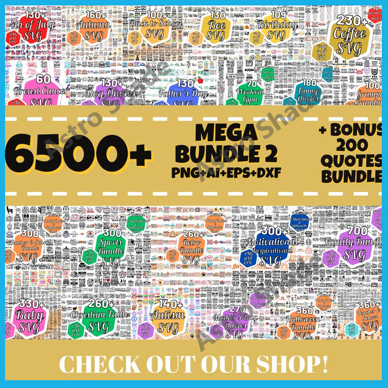 SVG MEGA BUNDLE Cricut, Motivational, Autism bundle, Baby Desings, Teacher and School svg, Retro desings, Inspirational Quotes, Gym, Workout.jpg