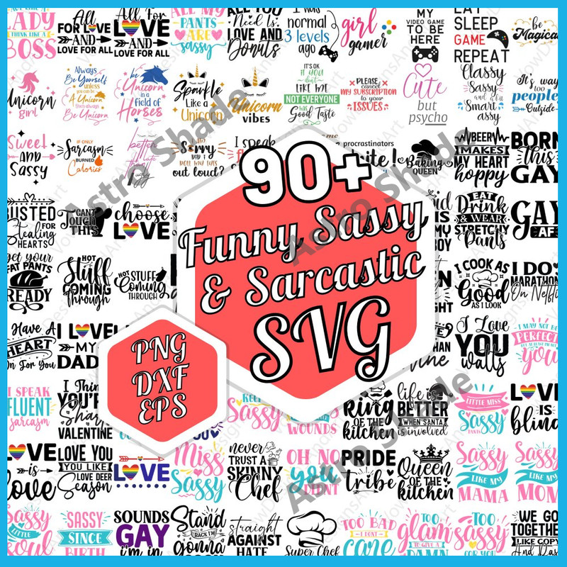 Sarcastic SVG Bundle, Funny SVG bundle, Sarcasm SVG bundle, Sassy Svg quotes shirts, Funny mom gift, Funny mom Png, Silhouette, Cricut.jpg