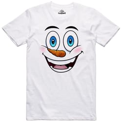 christmas snowman men t shirt happy festive regular fit cotton tee 1