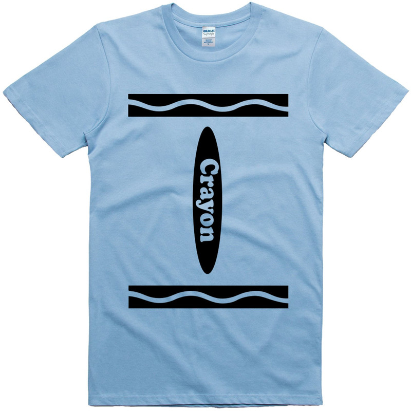 Crayon T Shirt Funny World Book Day Costume Halloween Fancy Dress Cotton Tee 1.jpg