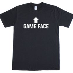 game face gadget nerd geek gamer funny mens loose fit cotton t-shirt