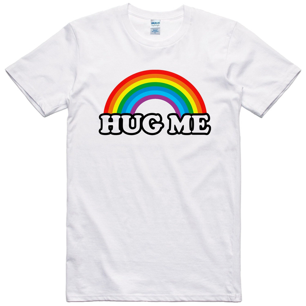 Hug Me Rainbow T Shirt Rainbow Tee.jpg