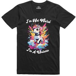 im not weird im a unicorn new unisex fit funny cotton t shirt