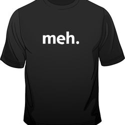 meh internet geek nerd funny mens loose fit cotton t-shirt