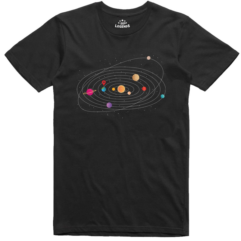 Mens T Shirt Solar System Google Map Funny Geek Regular Fit.jpg