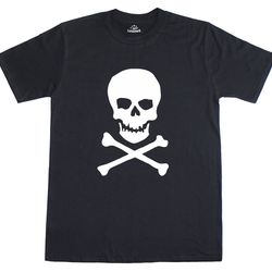 skull & crossbones pirate fancy dress mens t-shirt