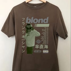 blond t-shirt , frank blond vintage 90s style graphic shirt , blond shirt, cute unisex retro tee