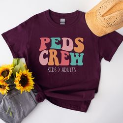 Peds Crew Pediatric Nurse Gift, Peds Nurse Shirt, Peds Rn Shirt Childrens Nurse, Pediatric Nurses Week Shirt, Peds Nurse