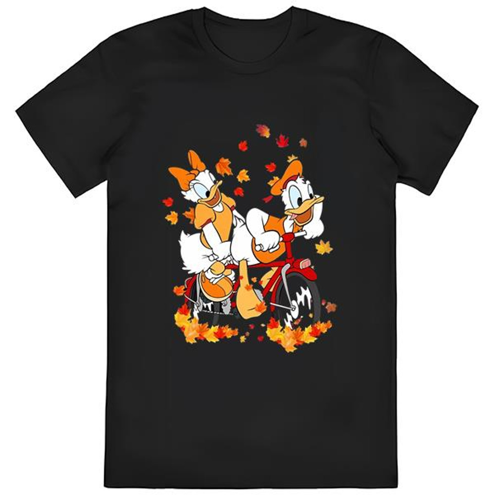 Disneyland Donald And Daisy Autumn Thanksgiving Shirt.jpg