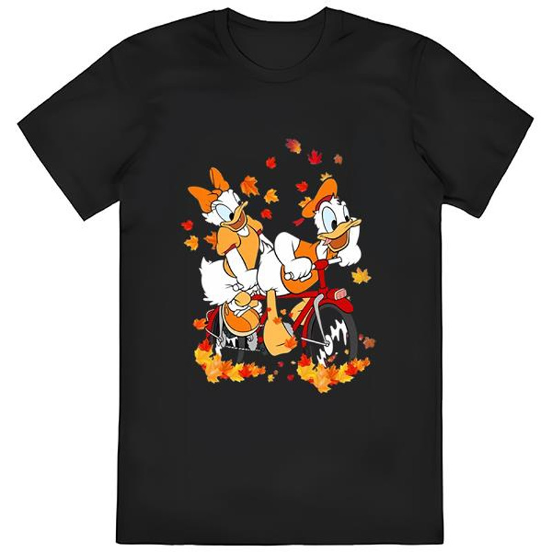 Disneyland Donald And Daisy Autumn Thanksgiving Shirt.jpg