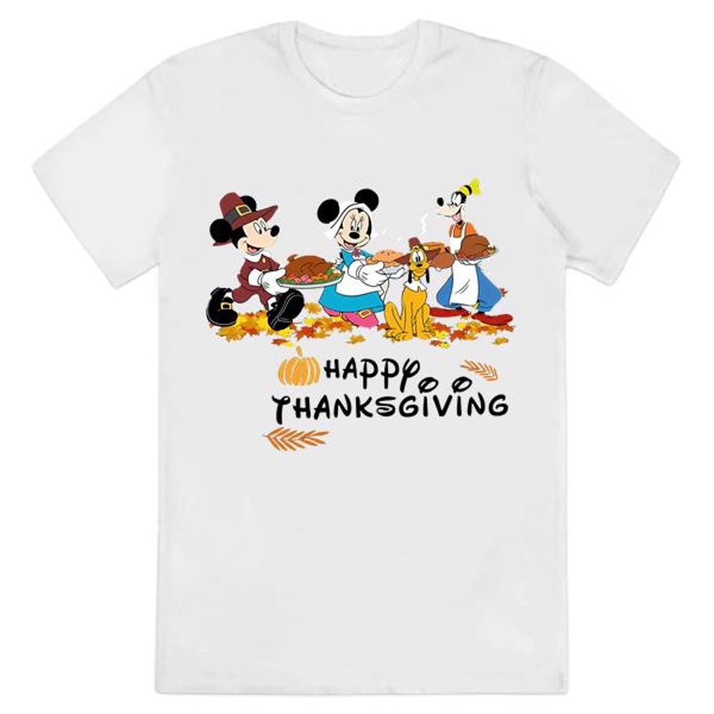 Mickey And Friends Happy Thanksgiving Disneyland Shirt.jpg