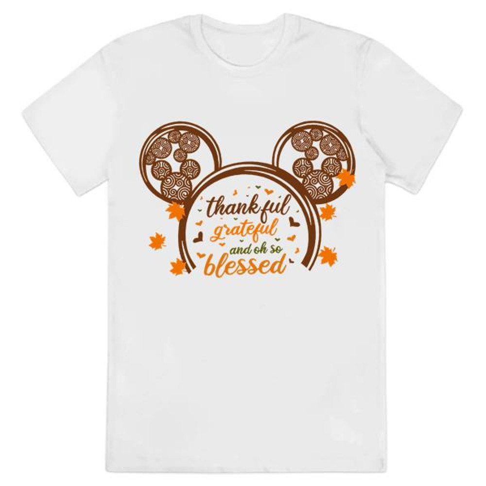 Thankful Grateful Blessed Disney Thanksgiving Shirt.jpg