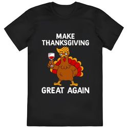 trump turkey make thanksgiving great again christmas shirt