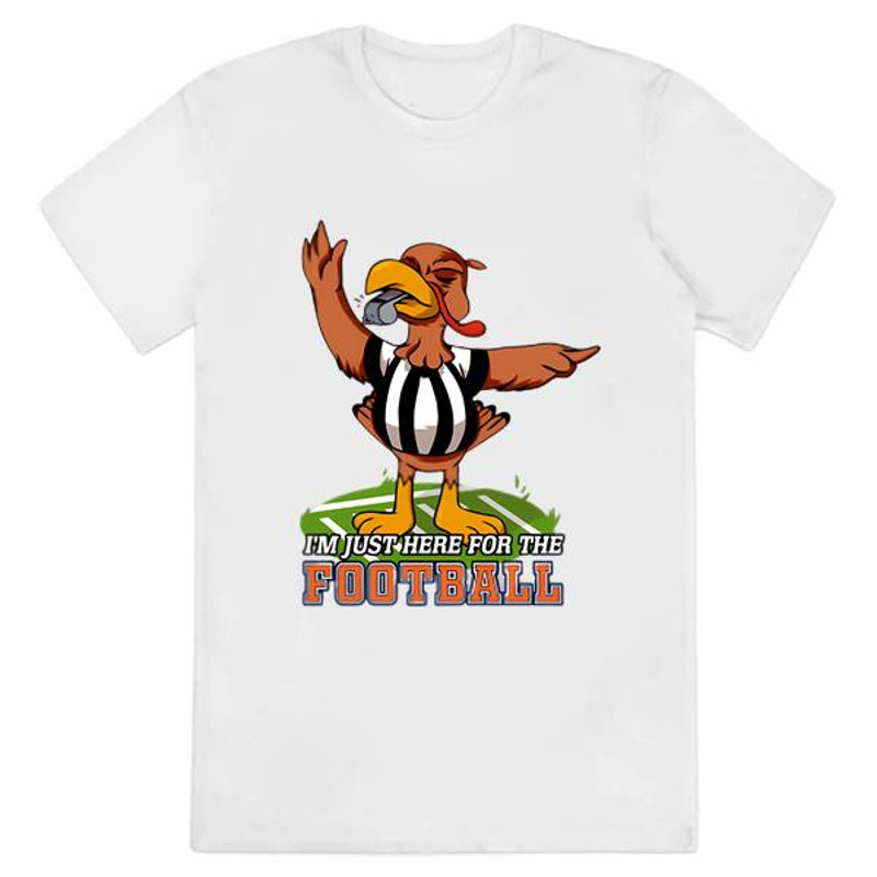 Turkey I Am Just Here For The Football Thanksgiving Shirt.jpg