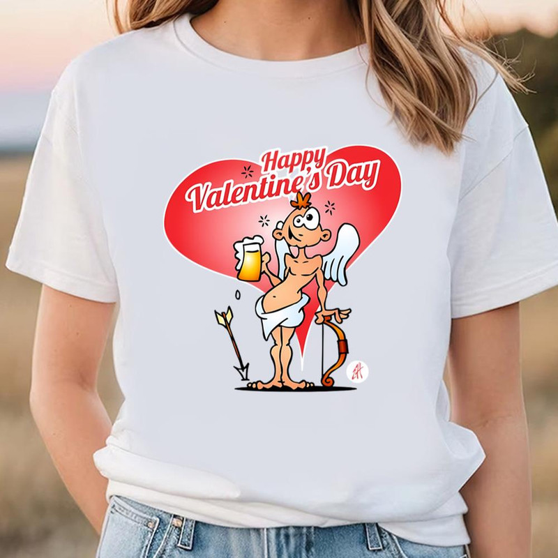 Cupid With A Beer Valentine’s Day T-shirt.jpg