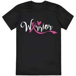 breast cancer warrior casual t-shirt